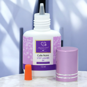 Colle Noire Cosmétique STEP LASHES 6X - 15 mL - 0,1 sec - Extensions de cils