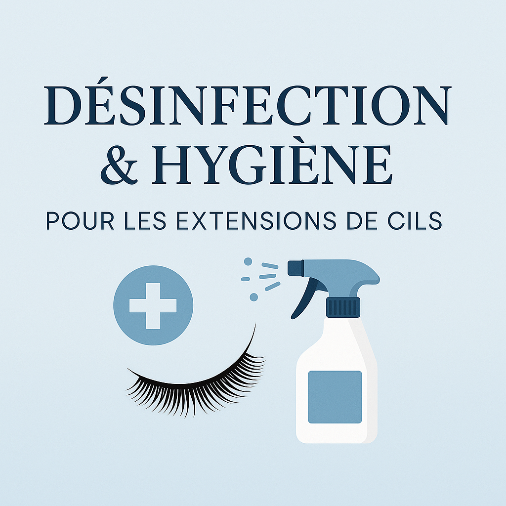 Désinfection & hygiène en extensions de cils : les règles essentielles à connaître