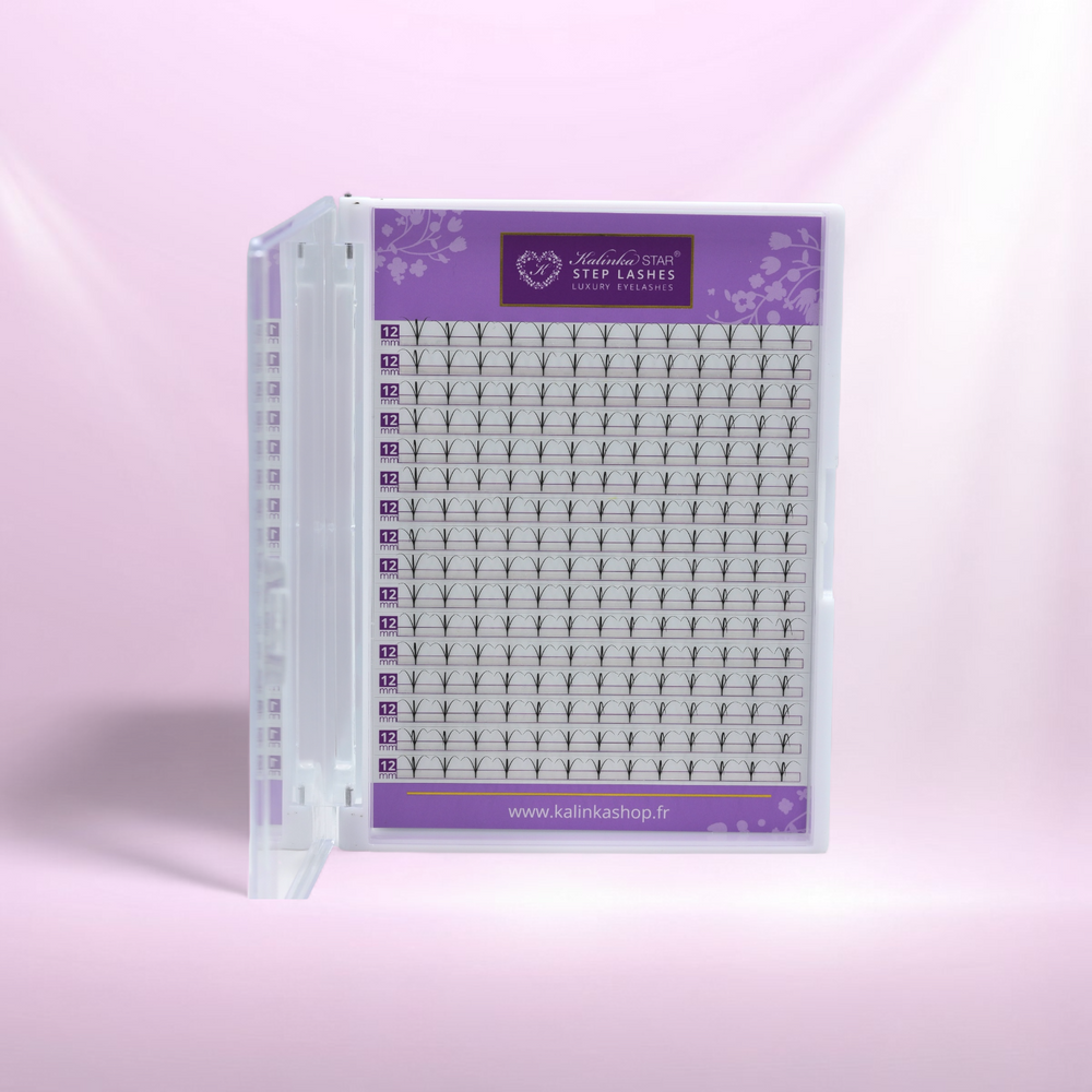 Cils 3X-STEP LASHES🌟PREMIUM🌟- D-0.15-16L