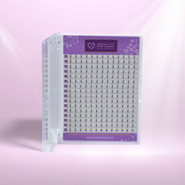 Cils 3X-STEP LASHES🌟PREMIUM🌟- D-0.15-16L