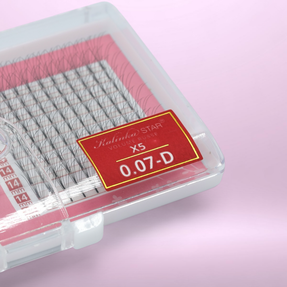 Cils 5X🌟PREMIUM🌟 - D-0.07-16L-PAIR