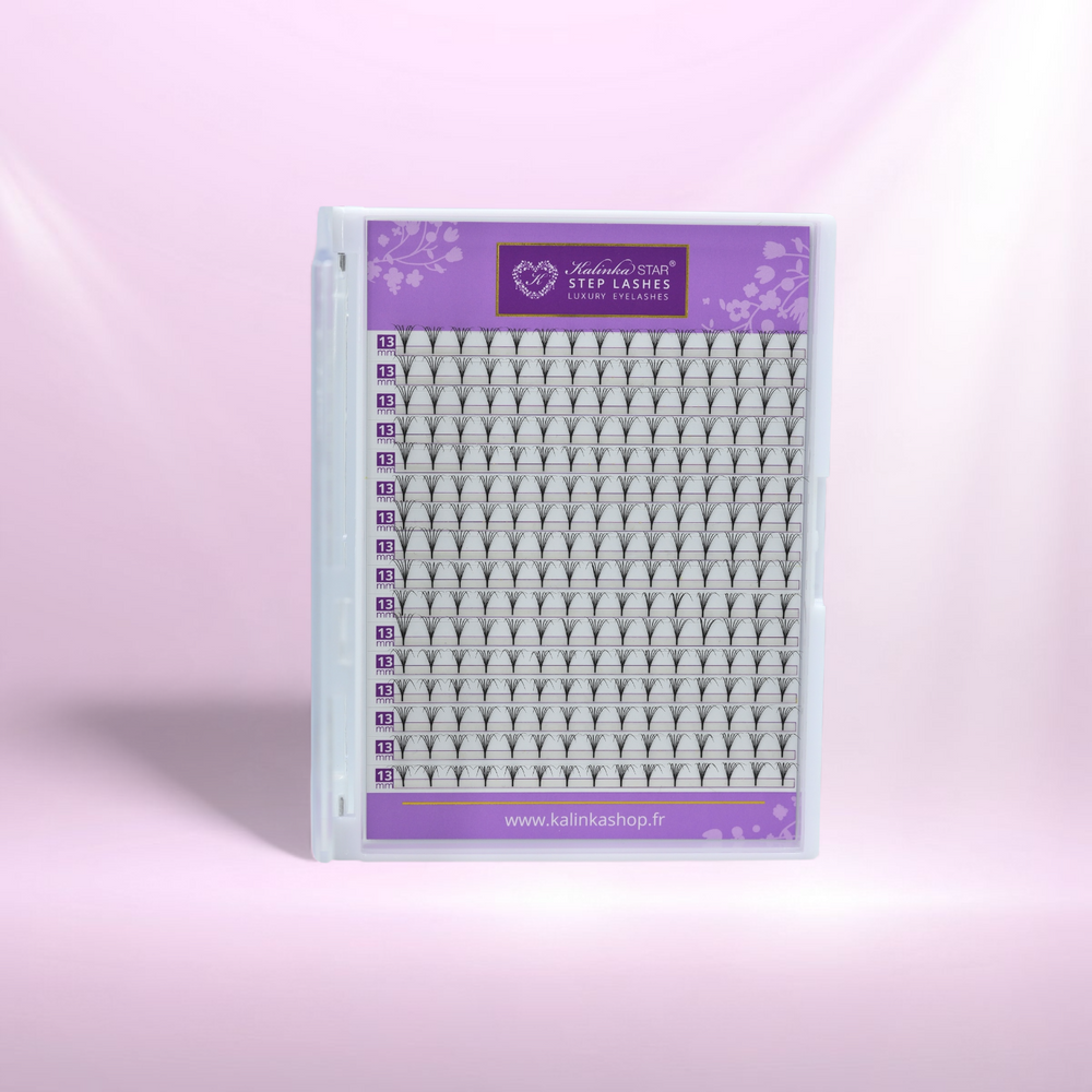 Cils 6X-STEP LASHES🌟PREMIUM🌟- D-0.15-16L