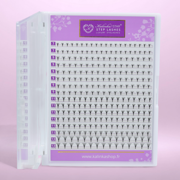 KIT+COURS en ligne - Volume Russe STEP LASHES 6X