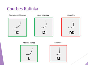 Cils Kalinka 3D🌟PREMIUM🌟-D-0.15-16L-PAIR