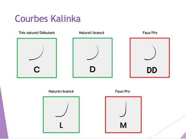 Cils Kalinka 3D🌟PREMIUM🌟-D-0.15-16L-PAIR