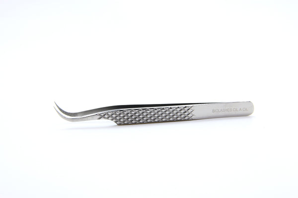 Pince Cil à Cil - courbée 75° 🌟PREMIUM🌟 pointes en couche de diamants