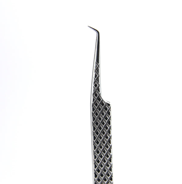 Pince EYE-LINER - courbée 75° 🌟PREMIUM🌟 pointes en couche de diamants