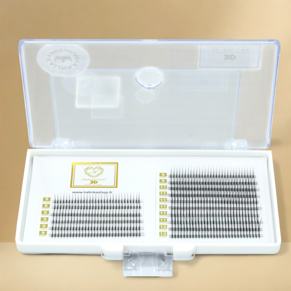 Cils Kalinka 3D 🌟PREMIUM🌟-D-0.15-16L-IMPAIR
