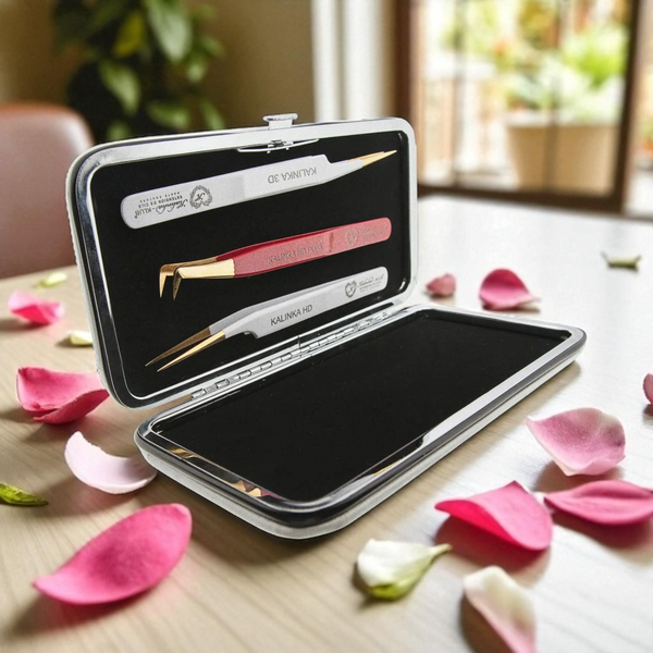 Pochette magnétique pour 3 pinces - Extensions de cils