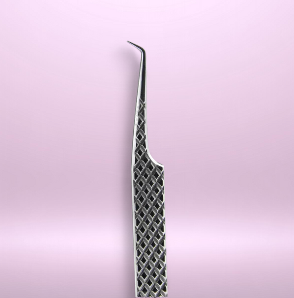 Pince EYE-LINER - courbée 75° 🌟PREMIUM🌟 pointes en couche de diamants