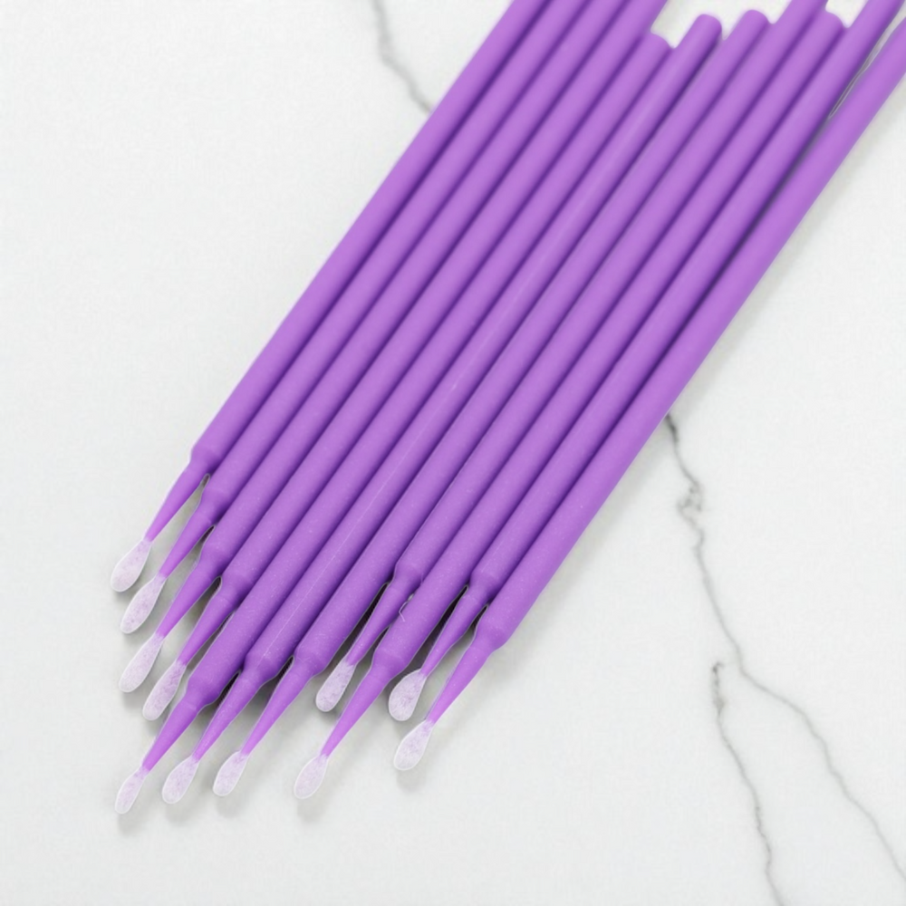 Micro Brosses Extensions de Cils - 100 pièces