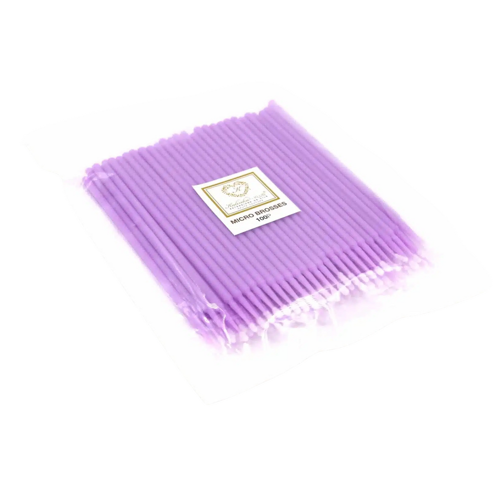 Micro Brosses Extensions de Cils - 100 pièces