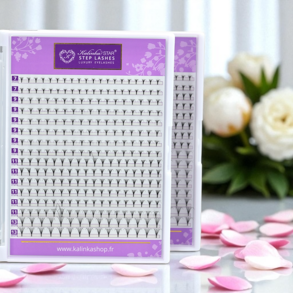 KIT+COURS en ligne - Volume Russe STEP LASHES 6X